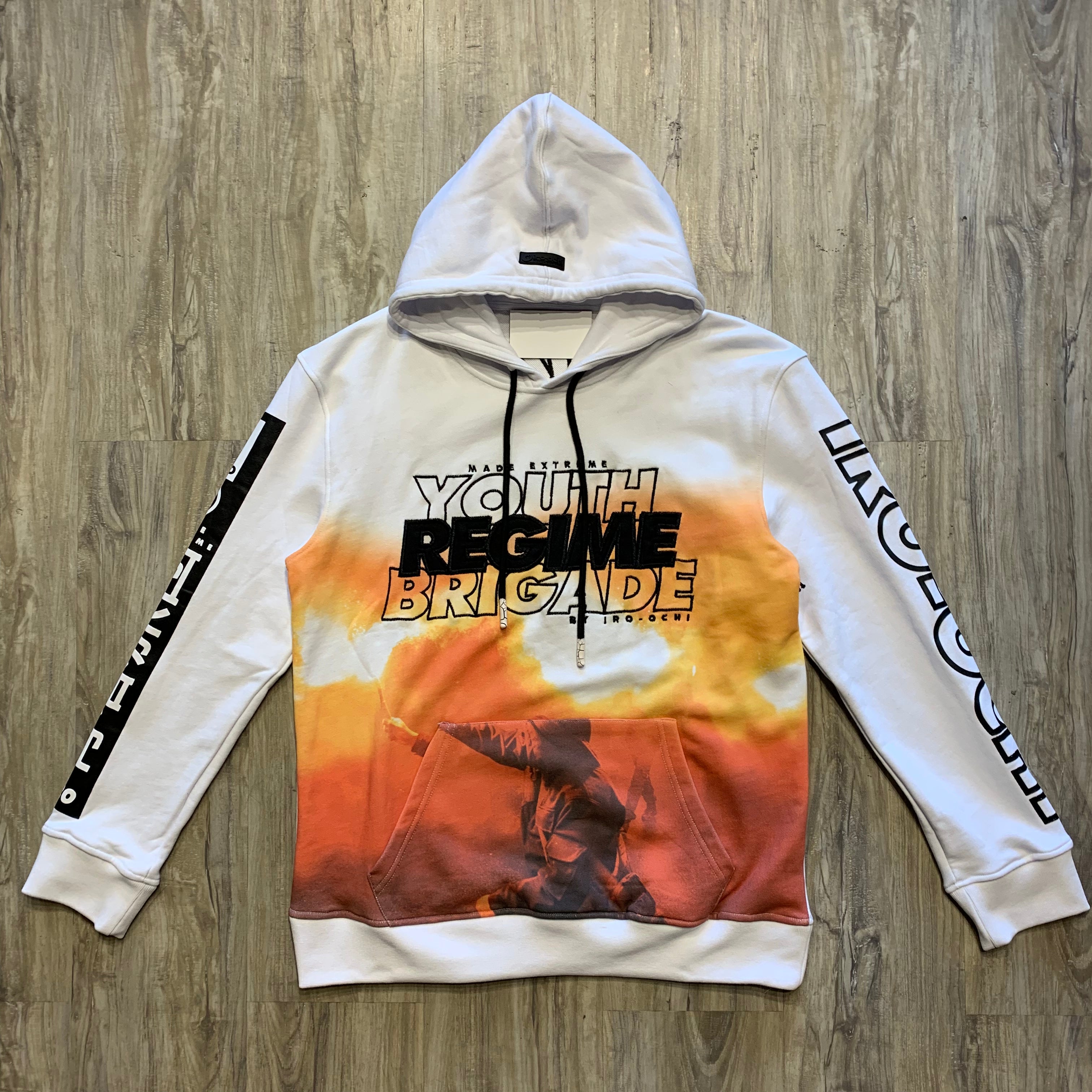 Men's Koshin "REGIME" White Hoodie