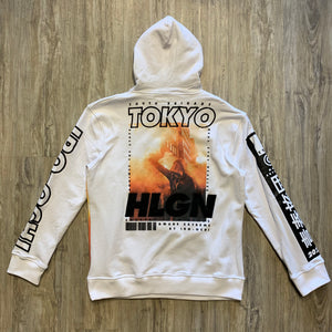 Men's Koshin "REGIME" White Hoodie