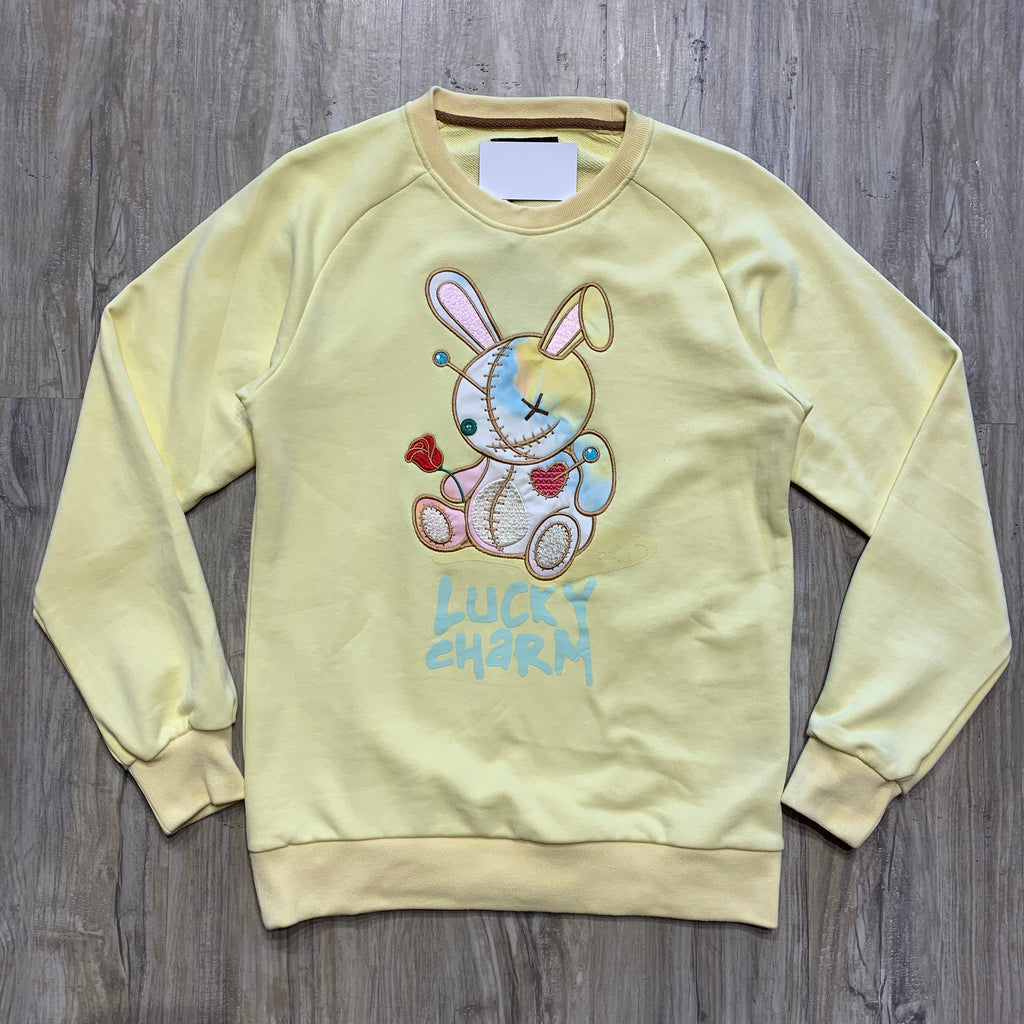 Men's Lucky Charm Pastel Yellow Sweater