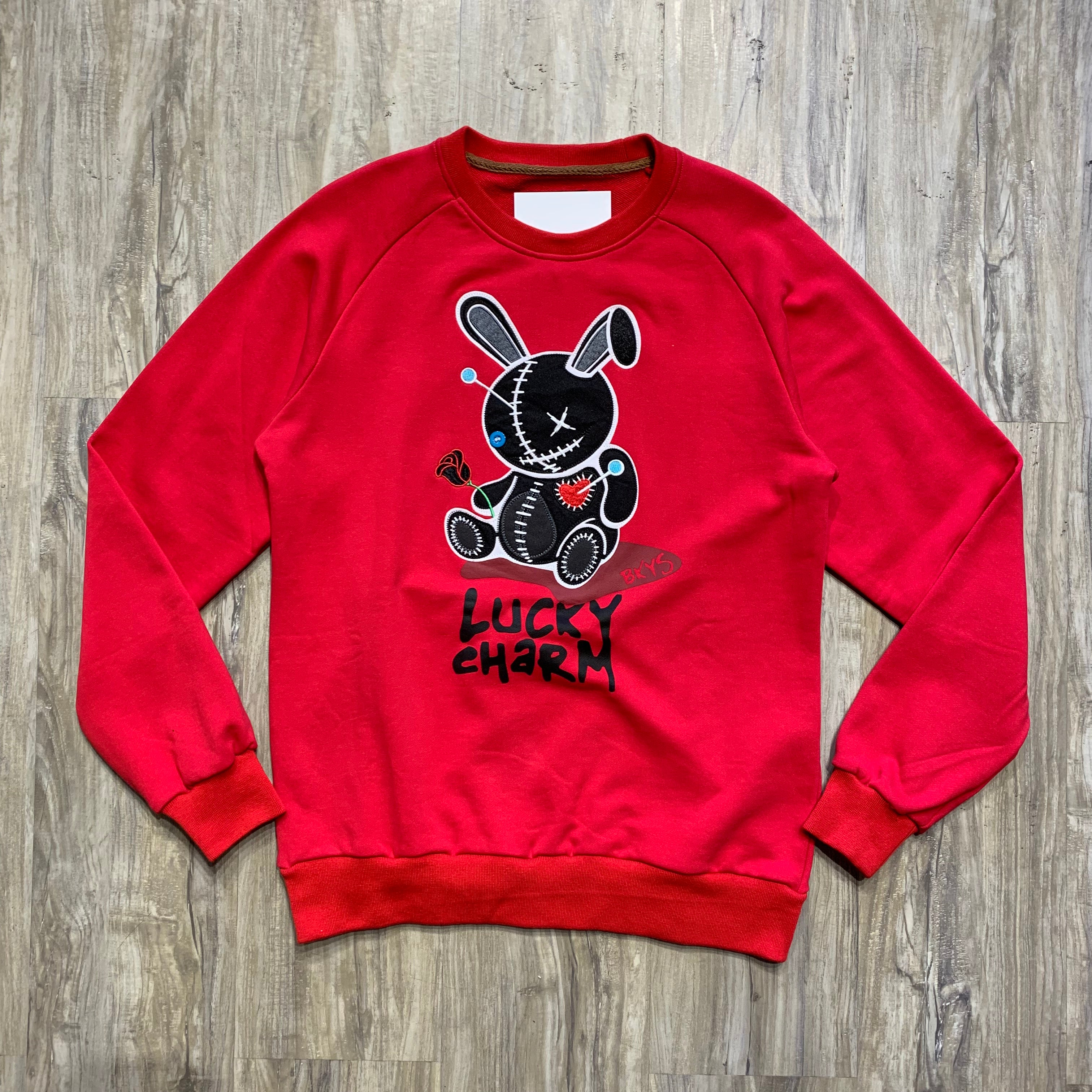 Men's Lucky Charm Red Sweater