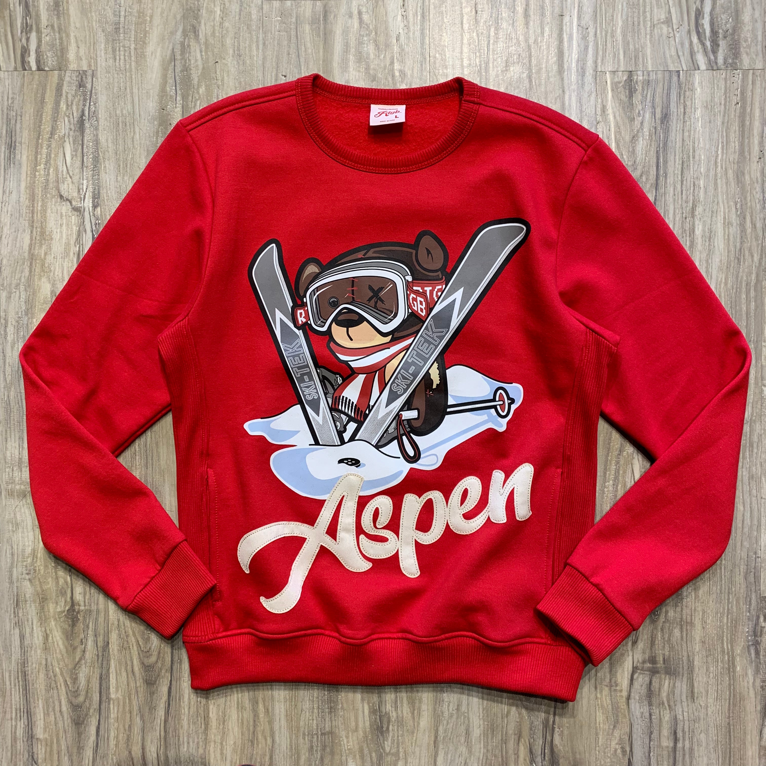 Men's Teddy in Aspen Red Sweater